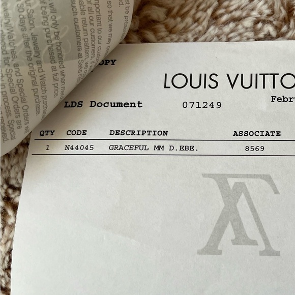 100% Authentic Louis Vuitton “Graceful” MM handbag - Picture 12 of 13